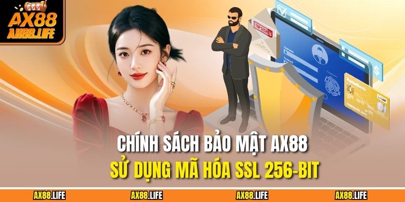 Chính Sách Bảo Mật AX88 2 Chính sách bảo mật AX88 sử dụng mã hóa SSL 256-bit