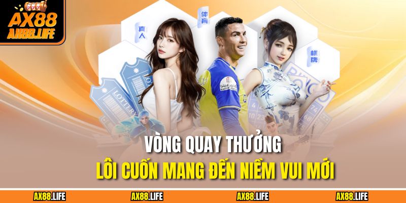 Vòng quay thưởng lôi cuốn mang đến niềm vui mới